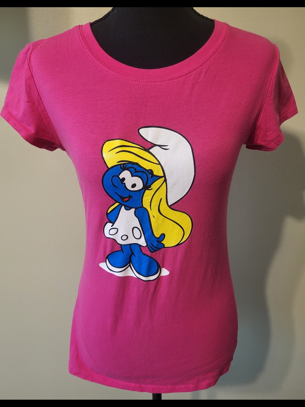 Reserved Pink Smurfette Graphic Tee